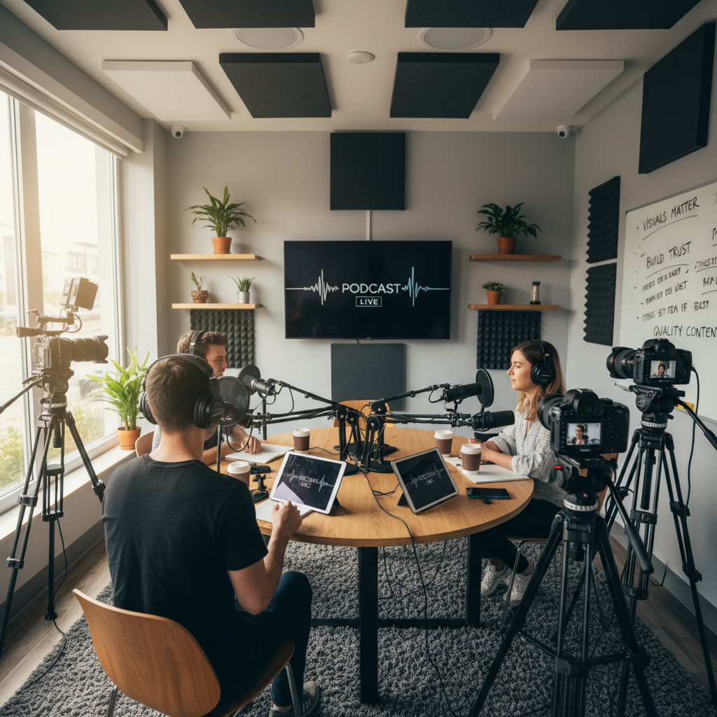 Microphone, camera,